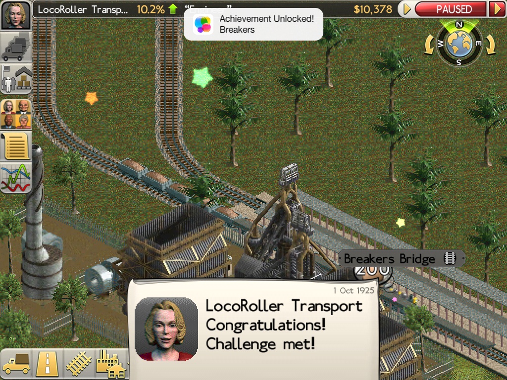 Completed with only two trains