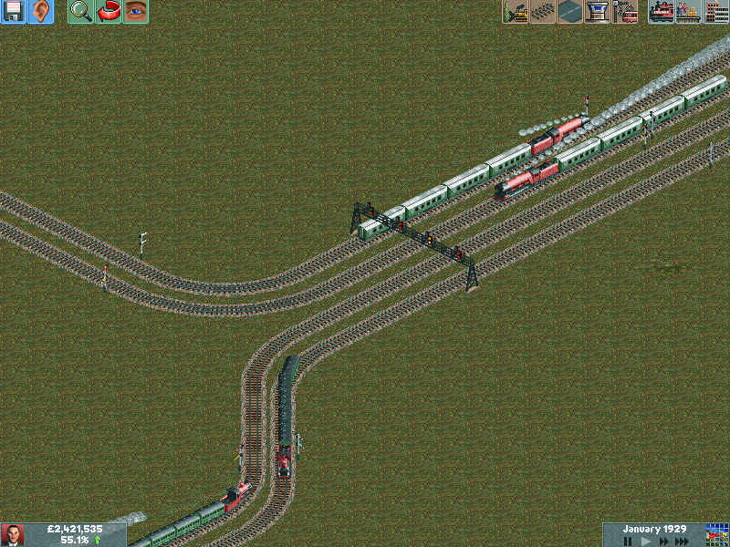 The split of two high-yield lines