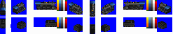 The shortened tender is drawn on the same template and uses the same offsets, it's just shortened from the back.