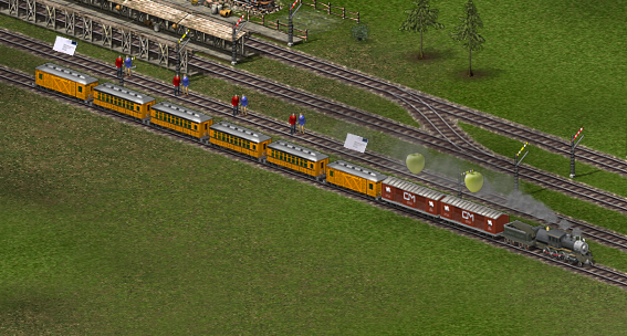 Example Train Layout to avoid storehouse bugs.