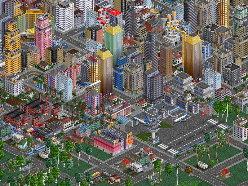 The Longueuil industrial center, with an airport and a food industry. One of my older games