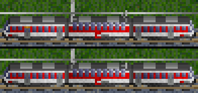 top: driving to left<br />bottom: reversed to the right