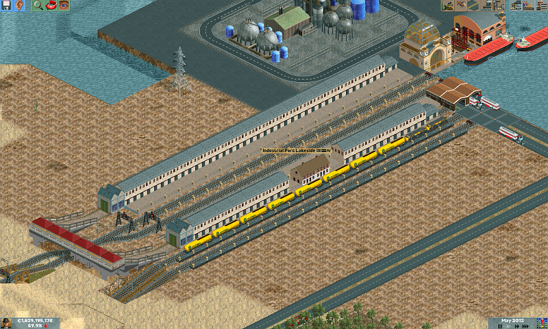 This a busy station.  It is receiving oil from ships &amp; trains to produce fertilizer &amp; chemicals.