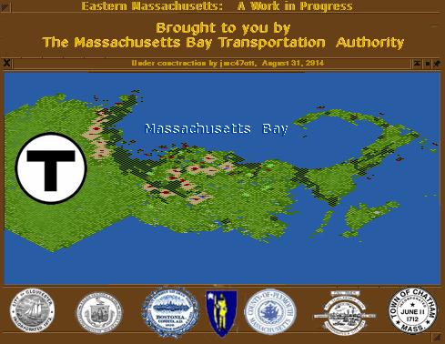 Showing the area remaining to be developed.