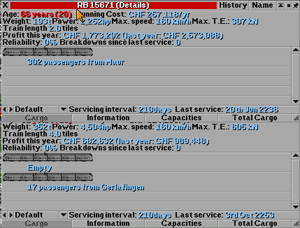 An examination of the number of passengers aboard the Lighttrains involved in the accident reveals that the double unit that was preparing its return trip to Pratteln-Frick-Presinge Hbf was emptied almost entirely when the nearly full unit from Bettens crashed into it after having been guided to the wrong track. With two fully-loaded trains, the death toll would likely have been a lot higher.