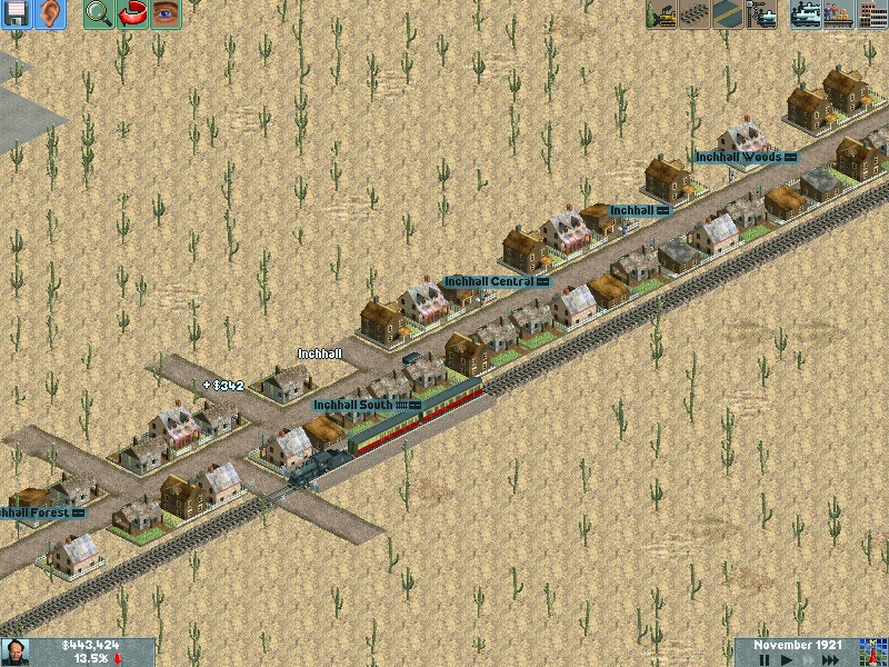 In my American Test map, a typical Western scene