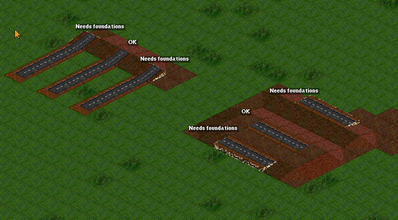 I prefer foundations to be used sparingly. The road pathfinder uses them too much for my tastes.