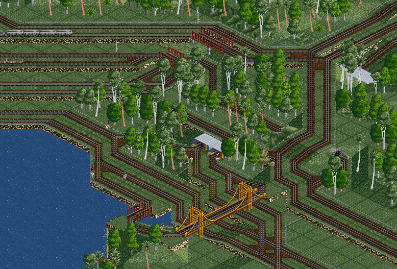 Well, the mountain pass certainly got a lot more complicated in the last thirty years. Takatsuki Mountain Pass now features dedicated freight lines and high speed passenger lines, the serpentine passing loops a necessity still.