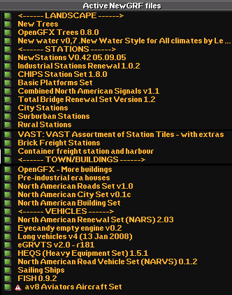 NewGRF files
