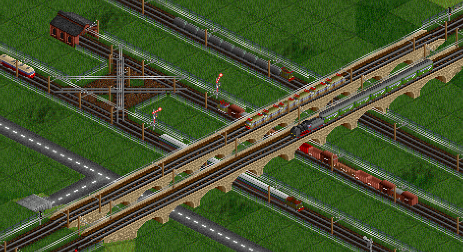 Trifase set used alongside 2cc and Dutch trainsets