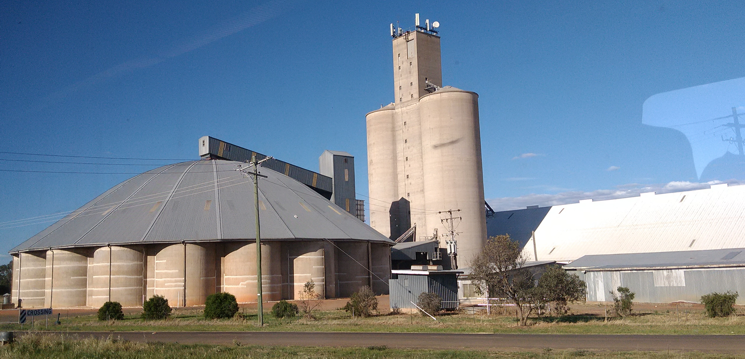 3 types of grain storage.