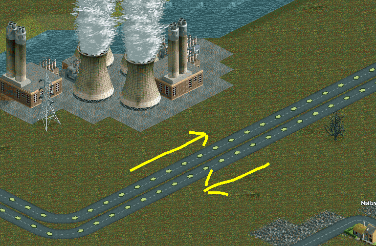 UK roads run on the left