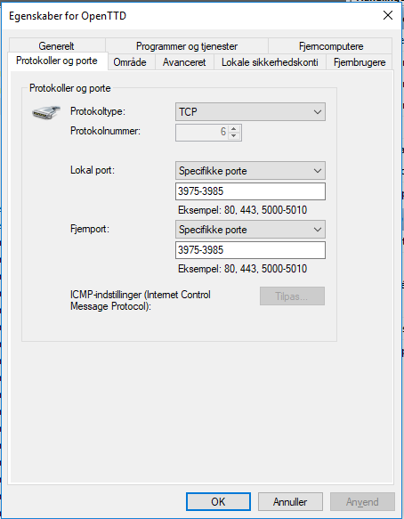 TCP connections in