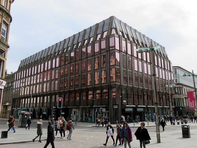 Building on the corner of Buchanan Street and West George Street