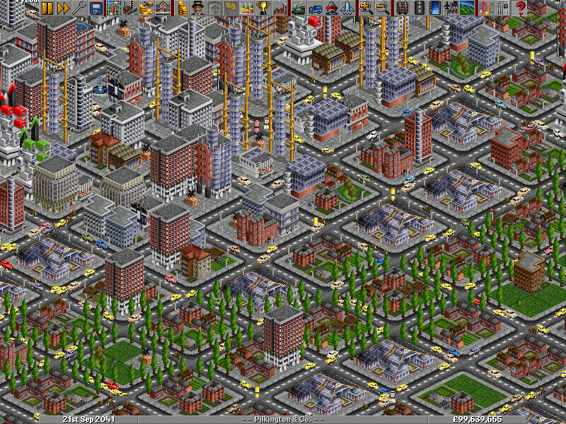 Traffic on the streets of Tycoon City