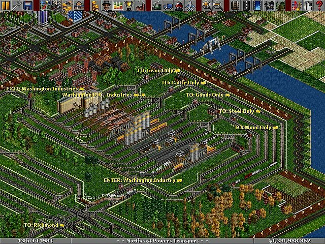 From Mr last scenario Northeast Rails Part II. Shows how I use the New Stations.