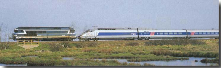 TGV on unpowered line