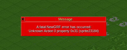 Iron Horse 3.2.0 fatal error, OTTD 13.0