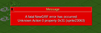 Iron Horse 3.1.0 fatal error, OTTD 13.0