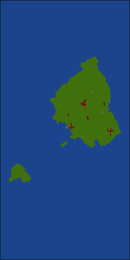 Minimap of the map