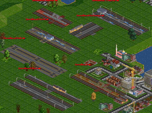 A screenshot of most of the stations in the set.