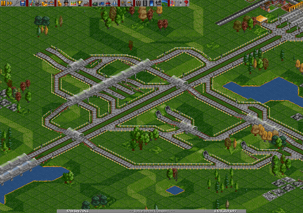 A hickledepickledy junction converted from 3-way to 4-way! Messy!