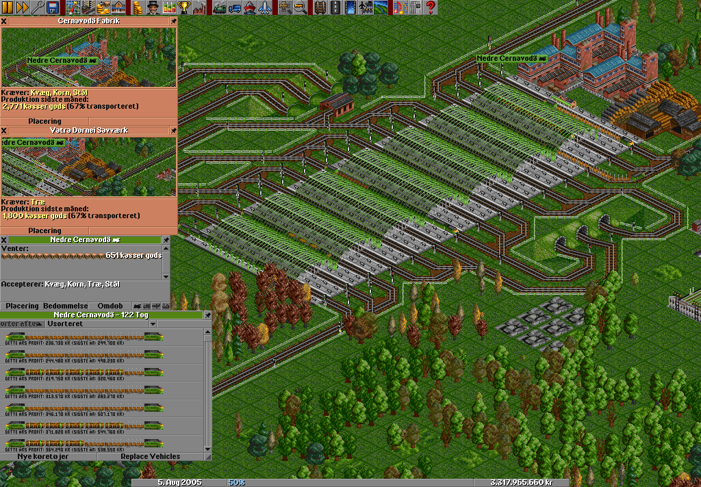 a lot of trains going thrue here