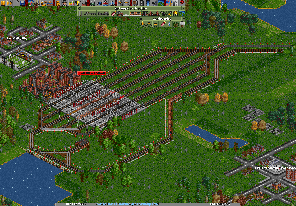Heres the iron-ore/steel station, it gets quite busy sometimes!
