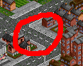 Think if the way in the red circle was a bus stop, wouldn't it be hard to catch?