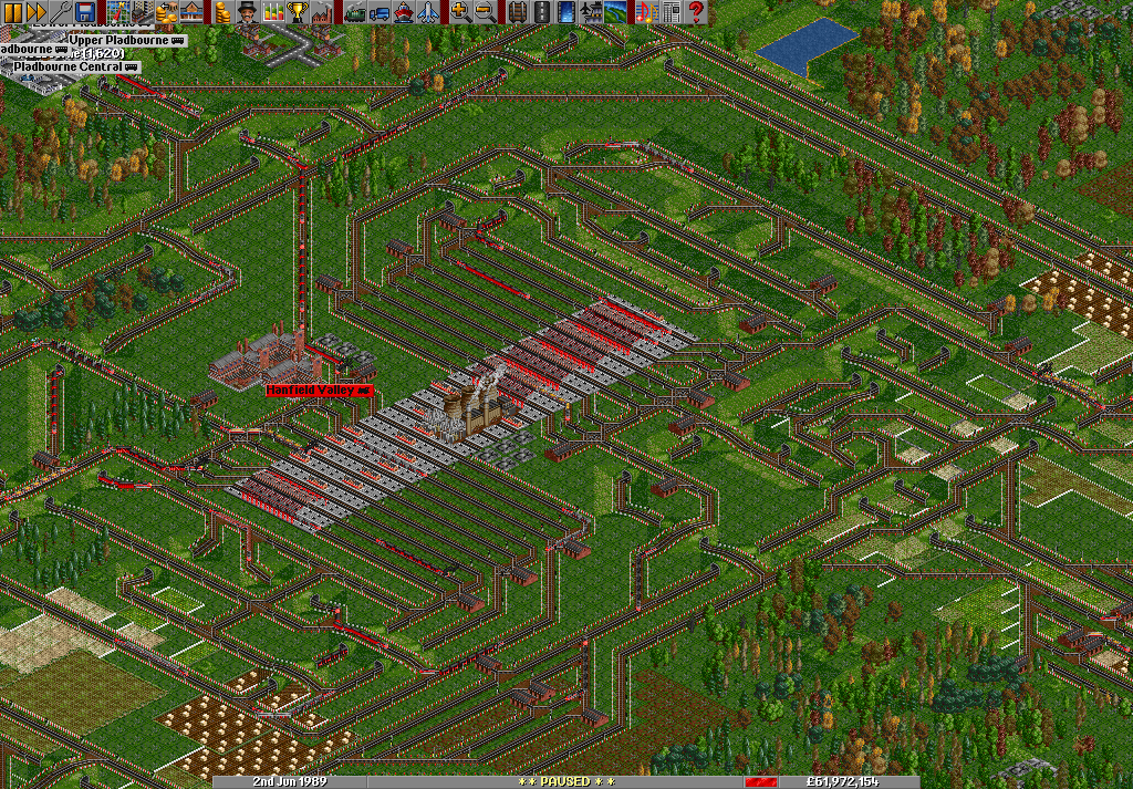 A zoomed out view of the main station, now see if you can make any sense out of this....