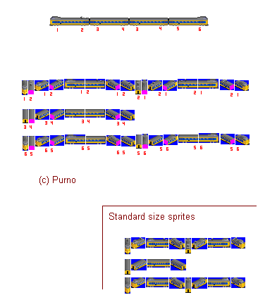 Double length sprites experiment graphics
