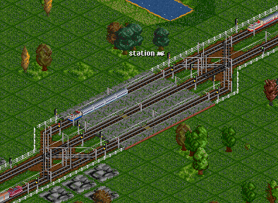 Two trains going for the same platform