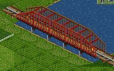 This bridge replaces the cantilever bridge. The part for the maglev track isn't changed.