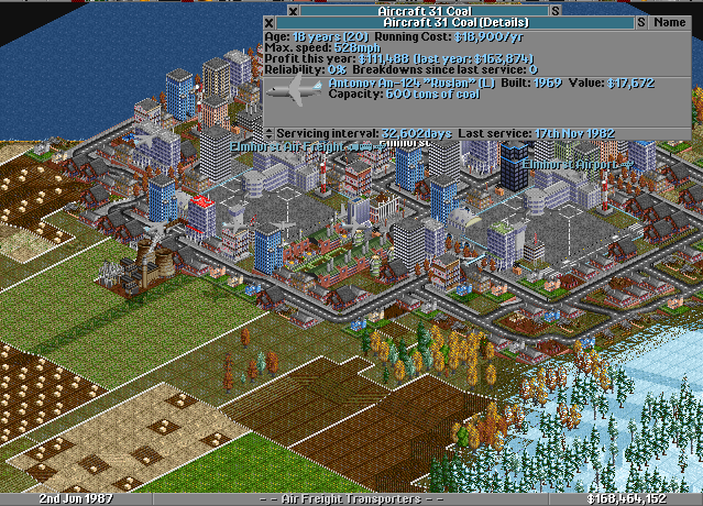 Here's a closeup of that cargo plane. Thanks, whoever designed it!