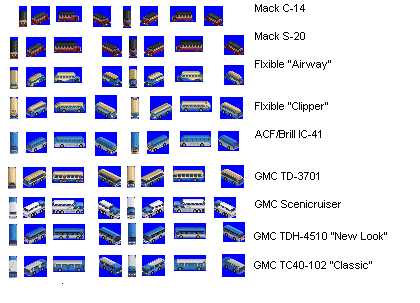 North American Buses - Truncated Versions