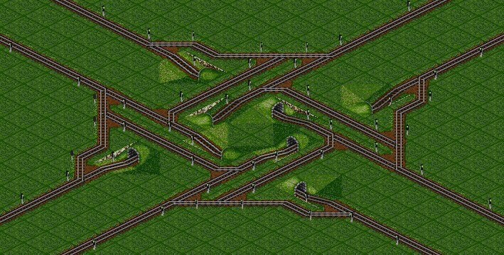 All splits are before the merges, so no gridlocks and such.