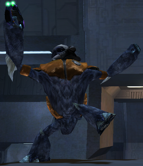 For some reason, this Grunt started dancing. Dont ask why, but he was!