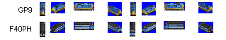 ARS GP9 and F40PH sprites