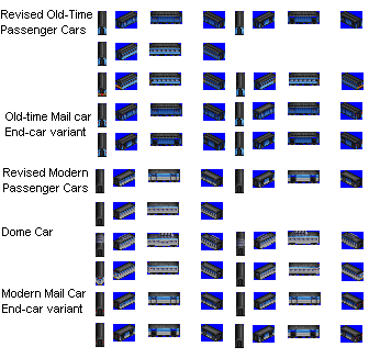 Revised passenger car sprites