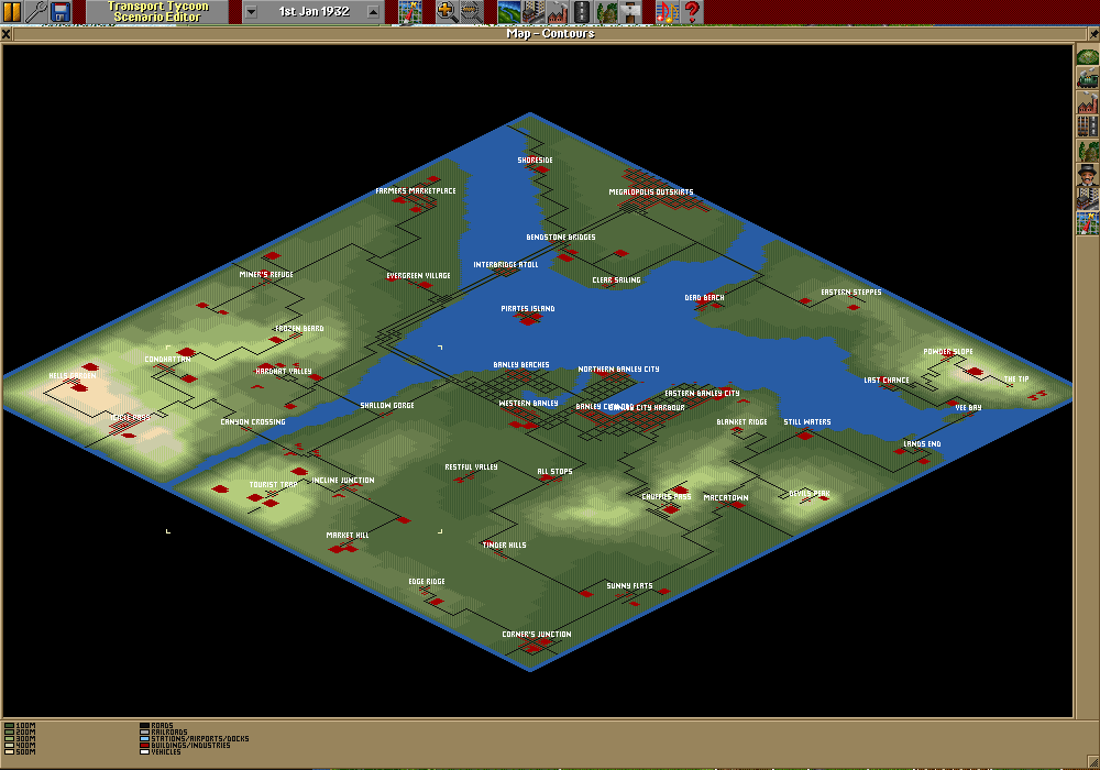 Landscape map, so you can see what you are up against...