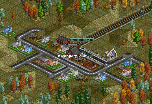 The Invedingbury Branch doodlebug and a shot of the town.