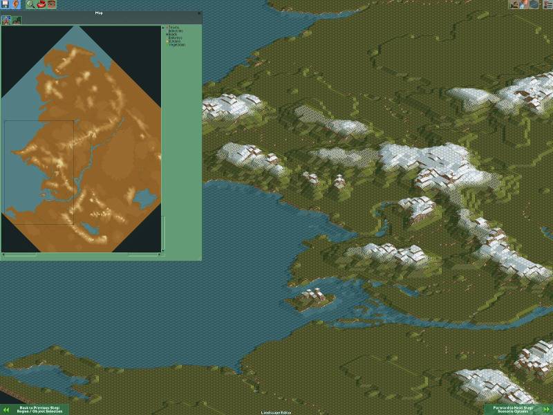 A screenshot from the Locomotion scenario editor