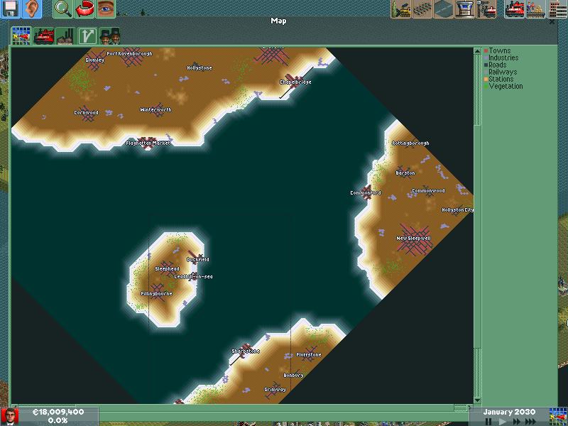 the map
