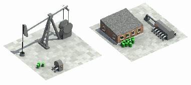 Office building and the well itself