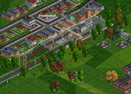 A 3-Car Xplorer set in the livery of the 90's, waiting for it's passengers on a crisp, mountain-side morning.