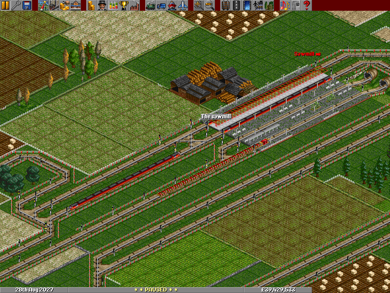 The station and waiting areas