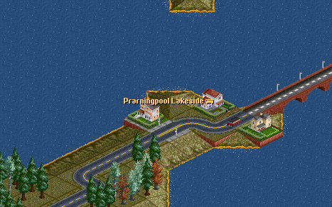 One of the new Mack S-20's approaches the new stop of Prarningpool Lakeside.
