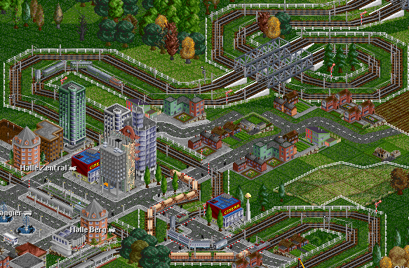 The difficult terrain led to some complicated track layouts. These are necessary as heavy goods trains have to climb that passage.