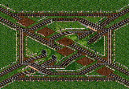 same as above, with the two bridges removed to show what's below