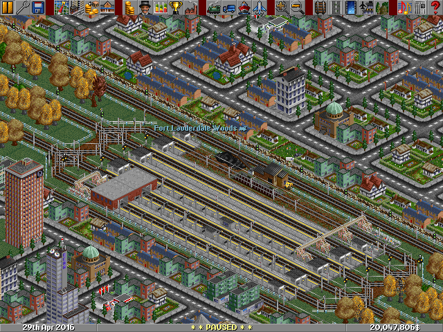 Here is another RO-RO station that's identical (In layout of the passing) to the other, except the turn-arounds are later on. This is currently part of the inactive line.